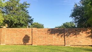brick screen wall texas
